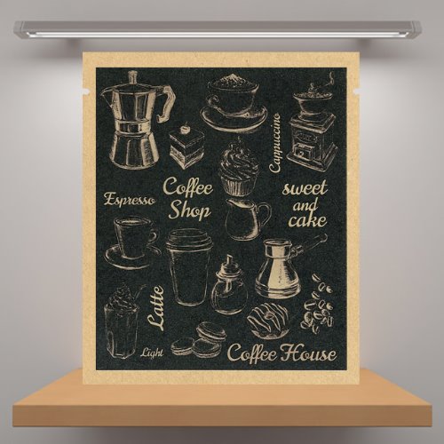 [디지털인쇄]컬러 디자인 드립백봉투 100매 커피시리즈 COLOR_004